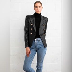 DEA 100% Lamb leather Blazer